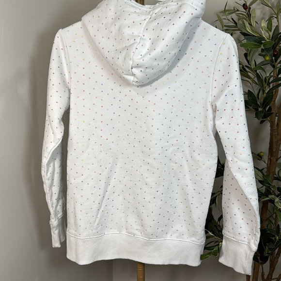 Champion hooded sweater white with pastel color dots glittery champion logo pink - Picture 5 of 5